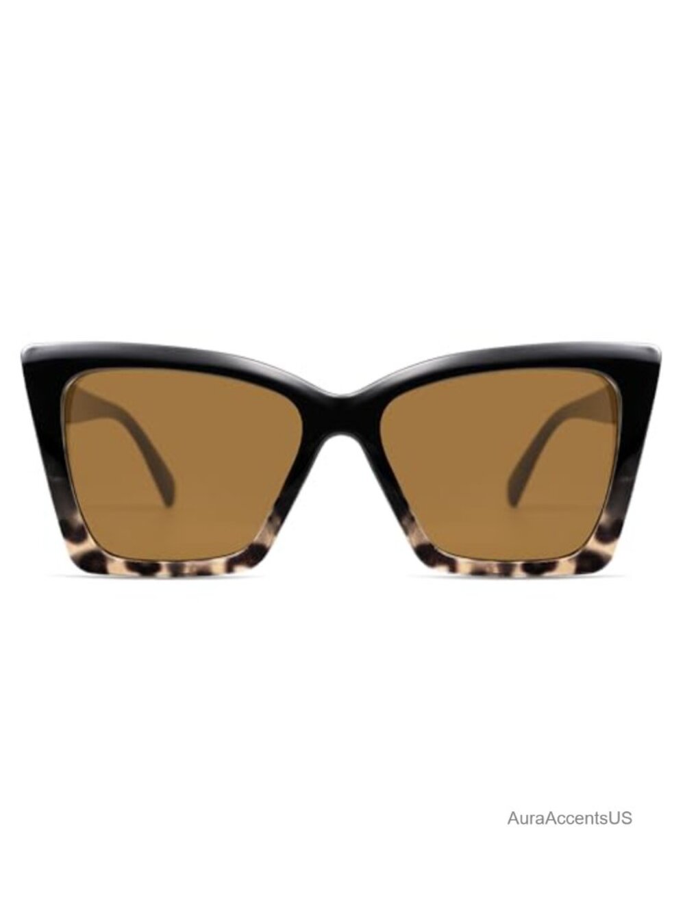 Oversized Cateye Sunglasses UV400 Protection Full Frame Designer Shades